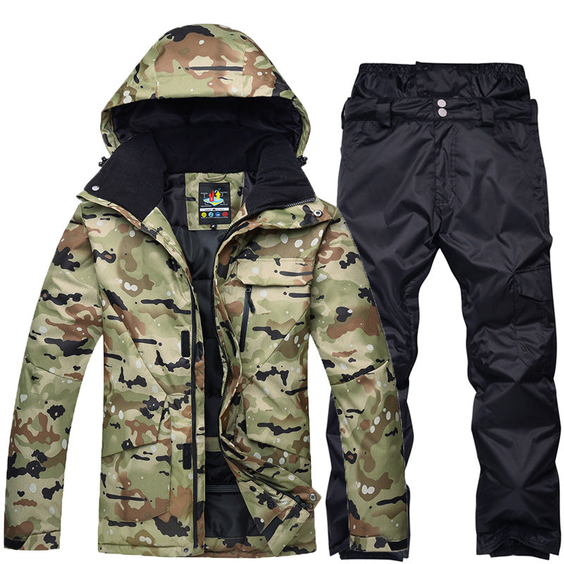 HARDLAND Men's Camouflage Snow Clothes Skiing Suit Sets Jackets and Pants