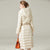 HARDLAND Winter Women's Coat Fashion Patchwork Long Puffer Coat Casual