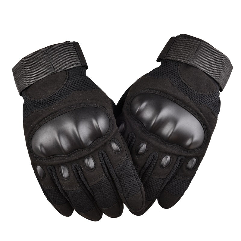 Men's Tactical Gloves | HARDLAND Men's Tactical Gloves | Outdoor Full Finger Gloves, Black / XL