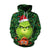 HARDLAND Couple Cute 3D Santa Print Ugly Christmas Kangaroo Pocket Sweatshirt Hoodies Pullover