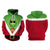HARDLAND Couple Cute 3D Santa Print Ugly Christmas Kangaroo Pocket Sweatshirt Hoodies Pullover