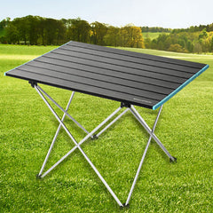 HARDLAND Portable Folding Table Aluminum Camping Desk
