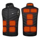 HARDLAND Heated Vest 11 Heating Zones, 2 Separate Controller, USB Lightweight Electric Heated Jacket for Men