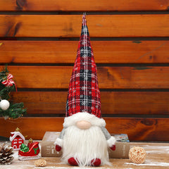 HARDLAND Christmas Gnome with LED Lights Handmade Party Decoration Plush Doll Home Decoration