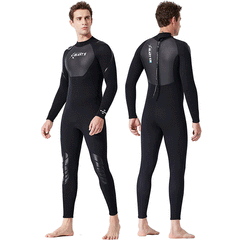 HARDLAND Men's Wetsuit with Back Zip-3mm Neoprene