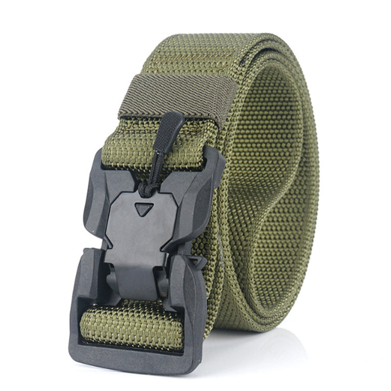 Mens Stretch Tactical Belt 49 2in Magnetic Quick Release Buckle
