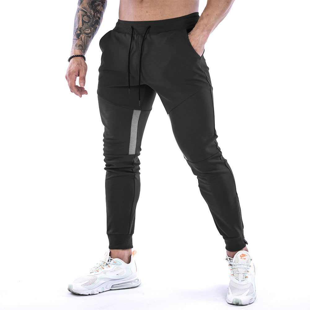 men's workout gear Men's Fashion Casual Workout Pants, Black / M