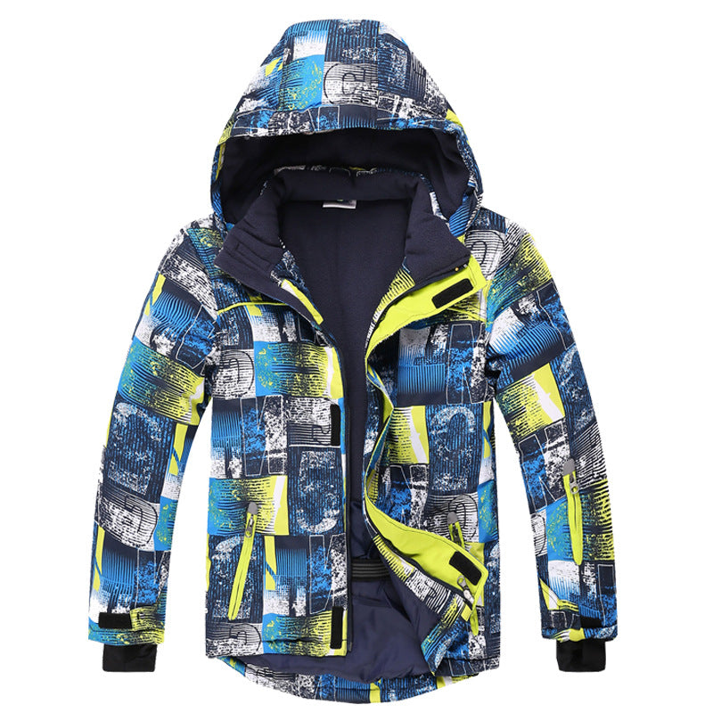 Children's Ski Suit Suit, Windproof And Waterproof, Warm And