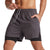 HARDLAND Men's 2-in-1 Stealth Outdoor Sports Shorts