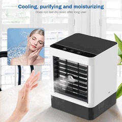 HARDLAND Portable Air Conditioner Personal Air Cooler Fan