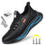HARDLAND Steel Toe Shoes for Men Lightweight Safety Work Shoes