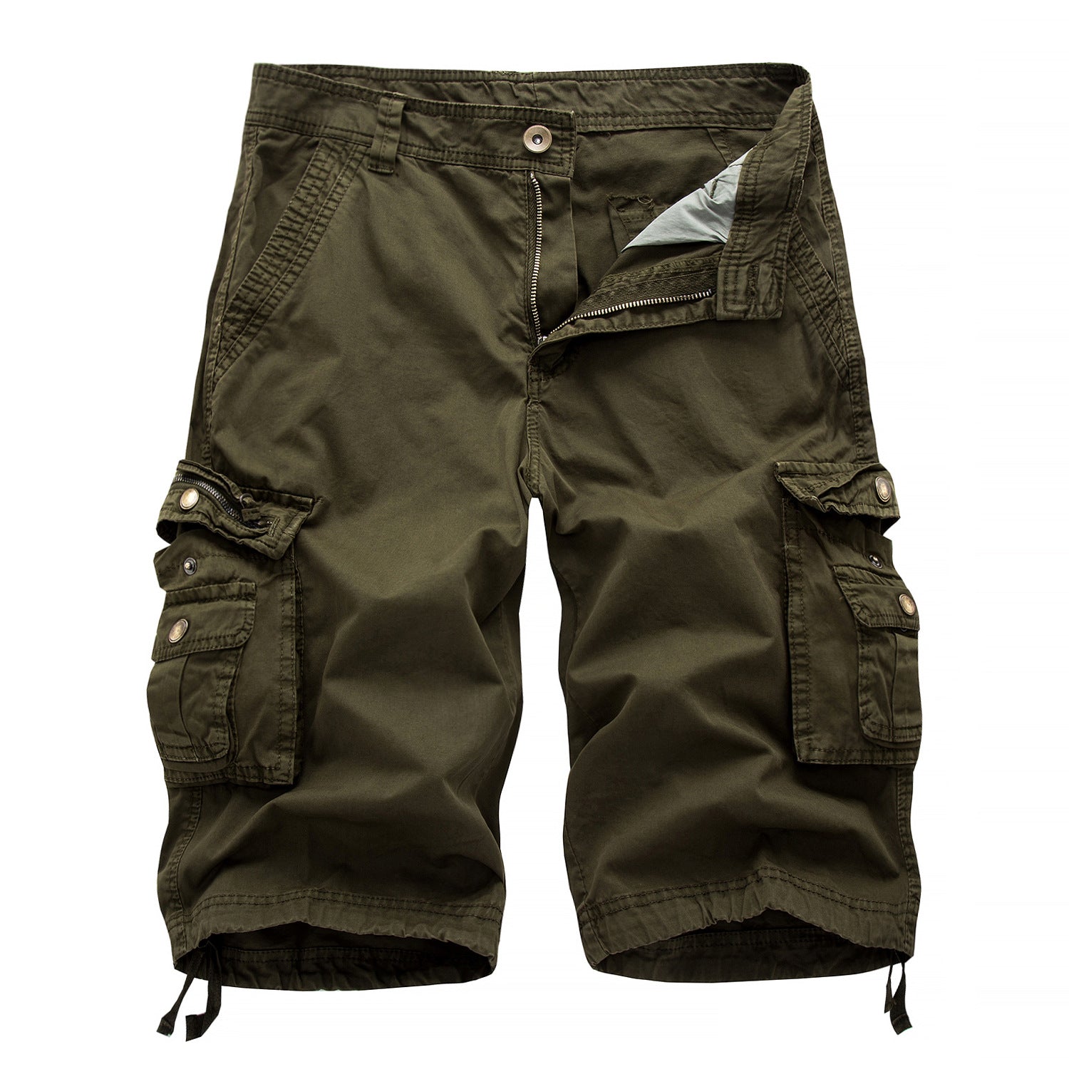 Men's Cargo Shorts Relaxed Fit Lightweight Short Pants Multi Pocket Casual  Outdoor Twill Cargo Short with 8 Pockets