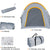 HARDLAND Pickup Truck Bed Camping Tent Gladiator Truck Bed Tent