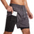 HARDLAND Men's 2-in-1 Stealth Outdoor Sports Shorts