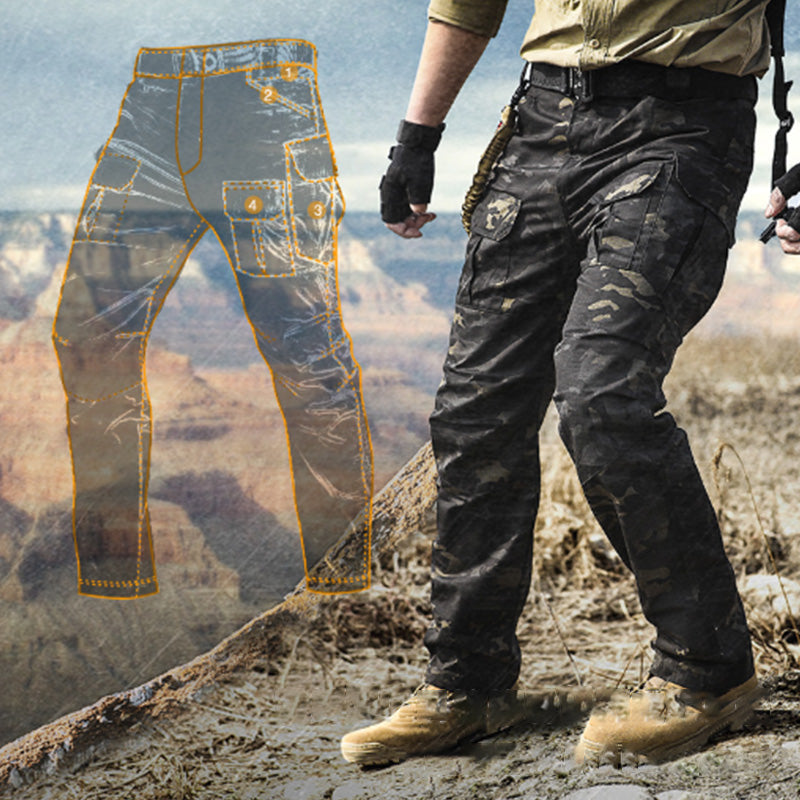 HARDLAND Men's Tactical Pants Ripstop Breathable Cargo Work Pants –