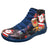 HARDLAND Winter Christmas Plus Size Short Boots Ladies Christmas Print Ankle Boots