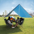 HARDLAND Lightweight Hammock Tarp Awning Canopy with Poles