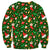 HARDLAND Unisex Ugly Christmas Crewneck Sweatshirt Novelty 3D Graphic Long Sleeve Sweater Shirt