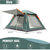 HARDLAND Automatic Tent 4 Person Large Space for Camping