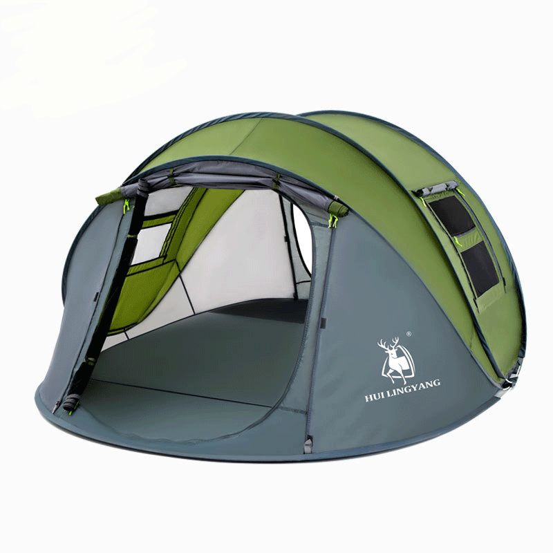 HARDLAND 3-4 Person Easy Pop Up Tent