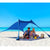 HARDLAND Portable Beach Sunshade Tent