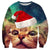 HARDLAND Unisex Ugly Christmas Crewneck Sweatshirt Novelty 3D Graphic Long Sleeve Sweater Shirt