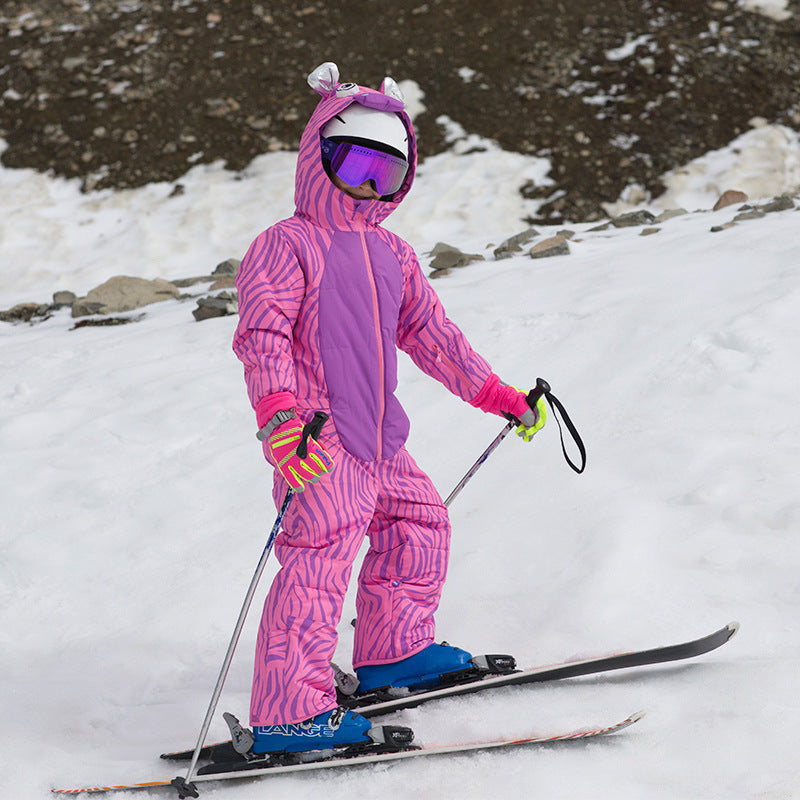 HARDLAND Boy & Girls Waterproof Winter Animal Friendly One Piece Snowsuits