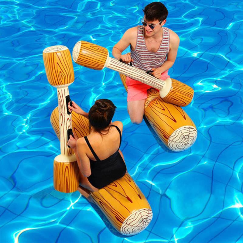 HARDLAND 2 Pcs Set Inflatable Floating Toys With Inflator