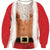 HARDLAND Unisex Ugly Christmas Crewneck Sweatshirt Novelty 3D Graphic Long Sleeve Sweater Shirt