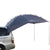 HARDLAND Versatility Teardrop Awning for SUV RVing Car Camping