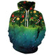 HARDLAND Women's Men's Ugly Christmas Sweaters 3D Ugly Christmas Sweatshirt Hoodies Pullover