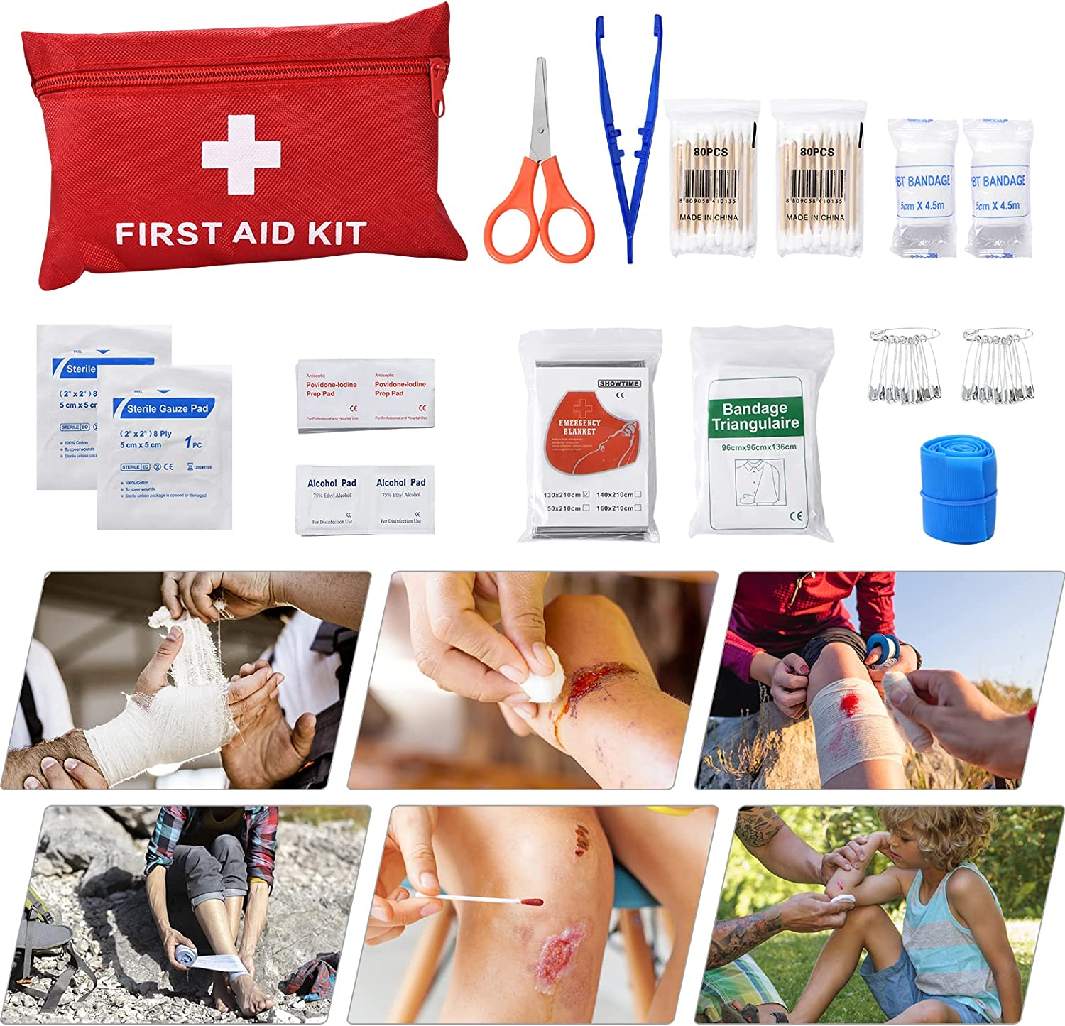 HARDLAND Emergency Survival Kit And First Aid Kit