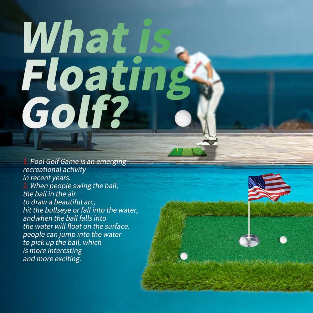 Hardland Golf Floating Chipping Green Game, Perfect Golf Gift for Golfers