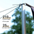 HARDLAND Outdoor Big Tent Sun Shade Shelter Portable Folding Canopy