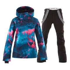 HARDLAND Women's Waterproof Ski Jackets and Pants Set