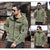 HARDLAND Men's Tactical Fleece Jacket Warm Multi-Pockets Outdoor Hooded Coat