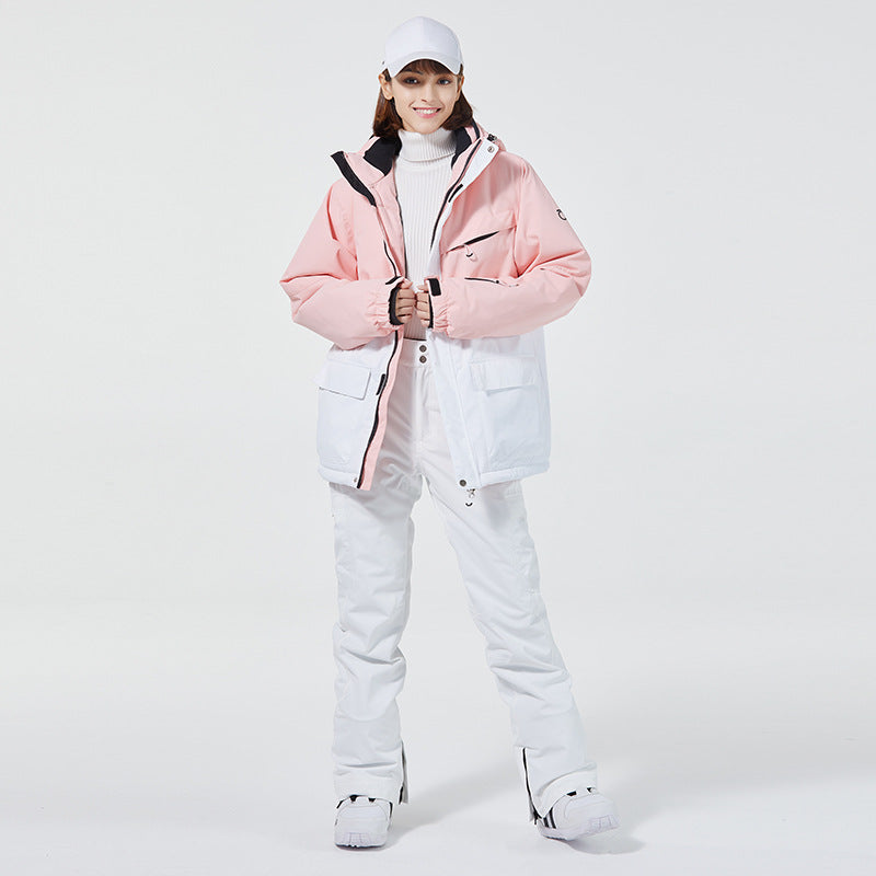 HARDLAND Women's Outdoor Sports Waterproof Ski Jacket And Pants Set