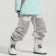 HARDLAND Men's And Women's Colorblock Ski Pants