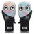HARDLAND Cute Big Eyes Plush Men And Women Waterproof And Wear-Resistant Ski Gloves
