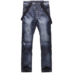 HARDLAND Men's Outdoor Denim Jeans Bibs Overall