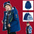 HARDLAND Kids 2 in1 Waterproof Winter Down Jacket Puff Winter Parka