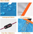 HARDLAND Lightweight Hammock Tarp Awning Canopy with Poles