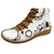 HARDLAND Winter Christmas Plus Size Short Boots Ladies Christmas Print Ankle Boots