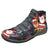 HARDLAND Winter Christmas Plus Size Short Boots Ladies Christmas Print Ankle Boots