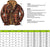 HARDLAND Men's Autumn And Winter Plaid Long-sleeved Loose Hooded Jacket Thickened Coat